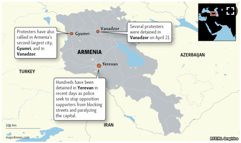 protests in armenia